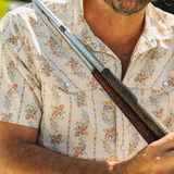 Howler Brothers Men's Open Country Tech Shirt in Grampas Curtains: Natural