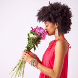 Ink & Alloy Delilah Multi Floral Beaded Fringe Earrings