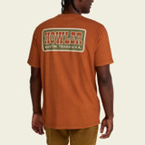Howler Brothers Slab Cotton T-Shirt Caramel detail view
