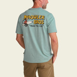 Howler Brothers El Monito Surfs T-Shirt Rivera Blue back