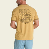 Howler Brothers Men's Howler Country Cotton Ringer Tee in Honey Heather detail view