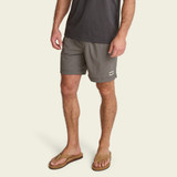 Howler Brothers Salado Shorts Charcoal flat lay