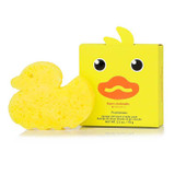 Spongellé Danny Duck Farm Animals Sponge yellow duck design texture detail