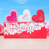 Spongellé Heart Travel Buffer Trio Gift Set