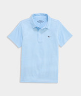 Vineyard Vines Boys' Performance Printed Sankaty Polo Micro Whale Print back