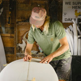 Howler Brothers Men's Full Frondal Snapback in Dreamsicle