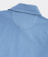 Vineyard Vines Boys' Garment-Dyed Surf Polo Coastline detail view