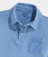 The Vineyard Vines Boys' Garment-Dyed Surf Polo in Coastline