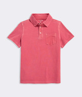 Vineyard Vines Boys' Garment-Dyed Surf Polo Mariner back view