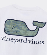 The Vineyard Vines Boys' Camo Whale Tee in White