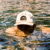 Howler Brothers Men's El Sol Snapback white back view
