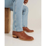 Tecovas Men's The Cartwright Cowboy Boots in Scotch Goat Leather front view