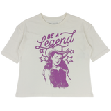 Tiny Whales Girls' Be a Legend Tee front view