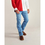 The Tecovas Men's The Doc Cowboy Boots in Navy and Tan