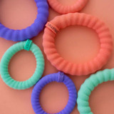 Teleties Large Nylon Hair Ties in Color Rush