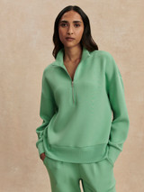 Varley Women's Mavis Mock Neck Sweatshirt back view