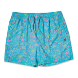 Party Pants Happy Hour Swim Shorts London Palms front lay