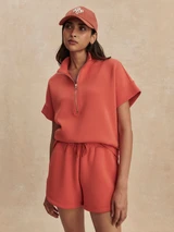 Varley Women's Coulter High Rise Shorts 3.5 in Summer Fig