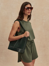 Varley Women's Coulter High Rise Shorts 3.5 in Thyme