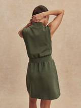 Varley Women's Polyanna 1/2 Zip Dress side detail