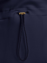 Varley Women's Avaya 1/2 Zip Dress in Blue Nights detail view
