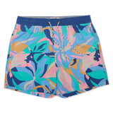 5" W-T-Floral Light Blue Party Starter Short