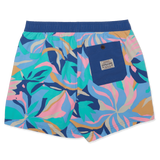 5" W-T-Floral Light Blue Party Starter Short