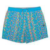 Party Pants Party Starter Swim Shorts Festival Cyan front