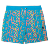 Party Pants Boys' Swim Shorts in Festival Cyan