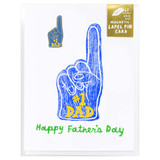 Yellow Owl Workshop #1 Dad Lapel Pin Card packaging