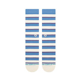 The Stance Striped It Crew Socks in Capri Blue