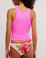 Free People Women's Clean Slate Seamless Tank in Dream Pop back view