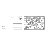 Quarto Bobbie Goods Postcard Coloring Book cover