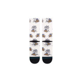 Stance Castaway Crew Socks in Canvas side view