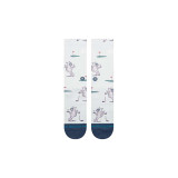 Stance Players Club Socks in Green side angle
