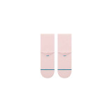 The Stance Fine Rib Quarter Socks in Pink