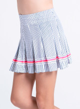 Lucky in Love Girls' Pinstripe Pop Skirt