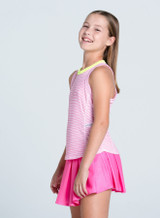 Lucky in Love Girls' Victory Streak Tank Top Victory Streak back view