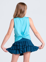 Lucky in Love Girls' Tie Break Tank Top Lucky in Love Girls' Tie Break Tank Top back view