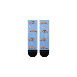The Stance Kids' Chop Shop Crew Socks in Capri Blue