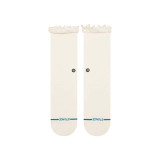 Stance Kids Ruffle Icon Crew Socks in Ivory side view
