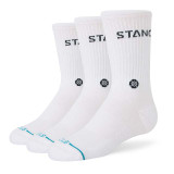 The Stance Kids' Origin Crew Socks 6 Pack in White