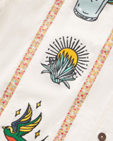 Baja Llama Men's Guayabera Button Up Shirt -  El Sativo Tequila