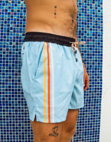 Baja Llama Men's Stretch Swimsuit in Desert Stinger