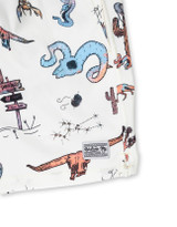 Baja Llama Men's Stretch Swimsuit in A Very Dangerous Desert