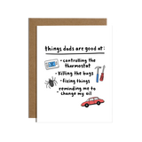 Brittany Paige Things Dads Are Good At Card