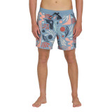 The Billabong Men's Good Times Layback Swim Trunks in Real Teal