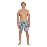 The Billabong Men's Good Times Layback Swim Trunks in Real Teal