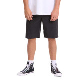 Billabong Men's Crossfire Submersible 21" Hybrid Shorts in black front view