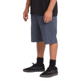 Billabong Men's Crossfire Submersible 21" Hybrid Shorts in true navy side view